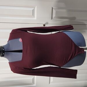 Maroon bodysuit - M